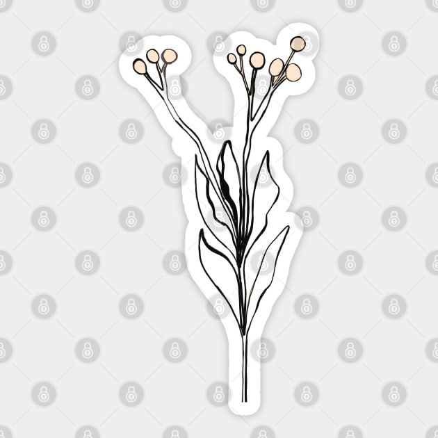 Floral Sticker by Britt Does Design